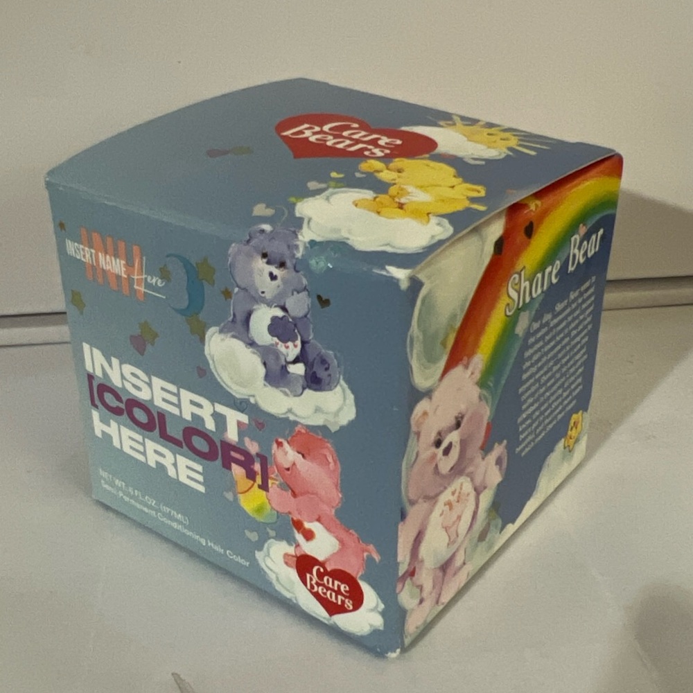 Insert Color Here Care Bears Vibrant Hair Color Set in Purple NIB